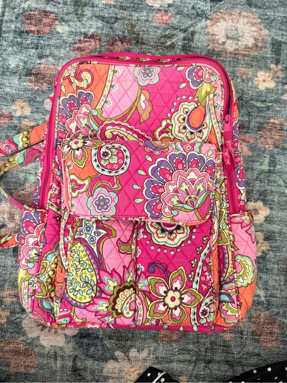Vera Bradley backpack. Perfect for school or light travel.